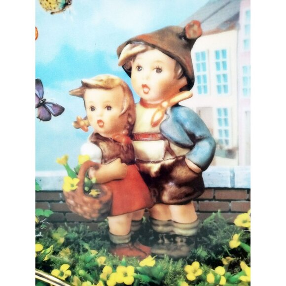 MJ Hummel Surprise Collector Plate Little Companions Danbury Mint Limited L4742 - Picture 3 of 12